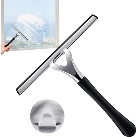 Raclette pour verre de douche, inox, pour carrelage et vitres (1/5)