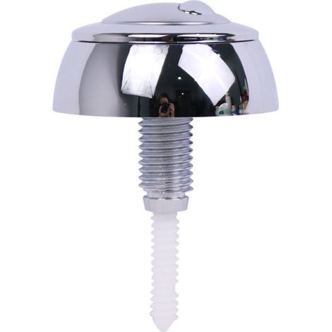 Bouton Poussoir Double Chasse d'Eau pour Siamp Optima 49 Chromé, Réglable de 16 à 50 mm-Karteo (1/4)