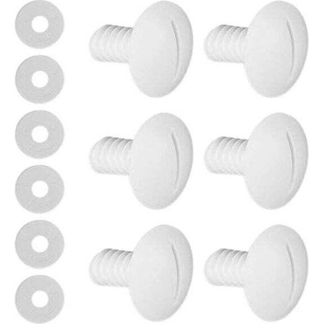 6 vis pour roue avec rondelles, référence C55/C-55, compatible avec nettoyeur de piscine Polaris 180 et 280