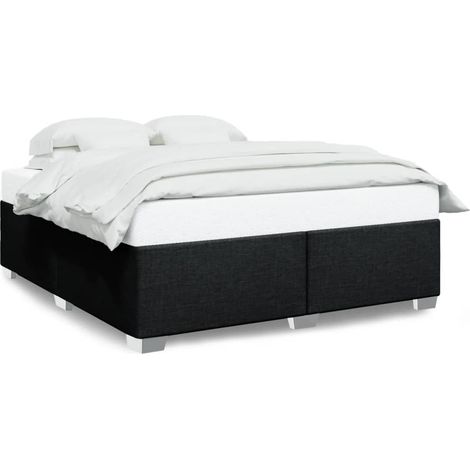 Maison Exclusive - Giroletto senza Materasso Nero 180x200 cm in Tessuto (1/5)