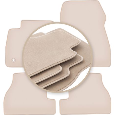 Beige Matten PREMIUM für: Ford Focus MK3 USA Limousine, Kombi 2010-2019