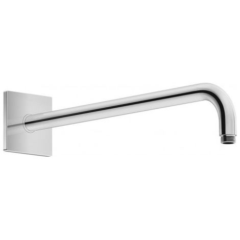 Bras de douche DU incurvé L352 carré Noir mat