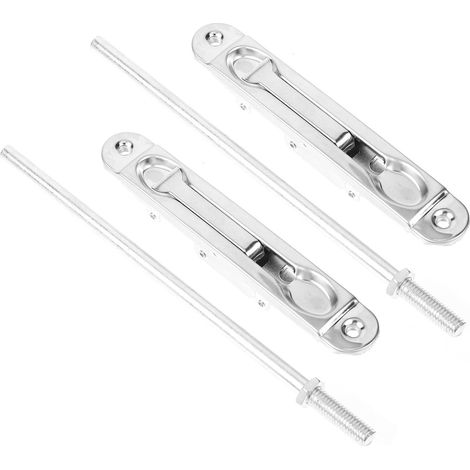 Installation Concealed Steel Discreet Enhanced Security Latches Doors (1/5)