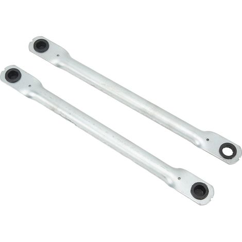 2 pièces de tringlerie d'essuie-glace, remplacement de la tringlerie d'origine standard pour Doblo RHD 2002 à 2018 (1/5)