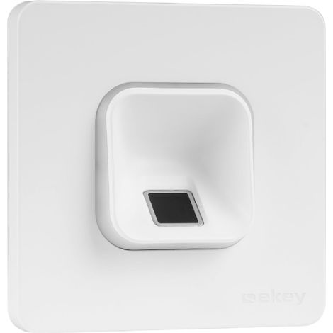EKEY 203701 per il Montaggio a Incasso, 0.4 W, 12 V, Lettore d’Impronta Digitale Bianco (1/5)