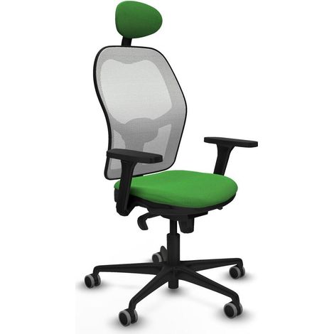 Piqueras-y-crespo Silla de oficina Jorquera blanca confortable (1/3)