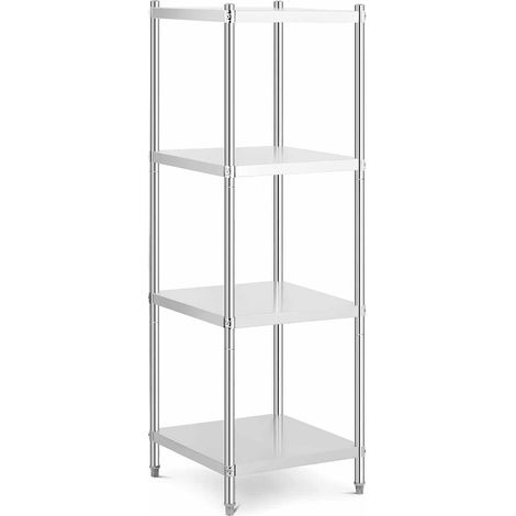 Étagère acier inoxydable inox 60 x 60 x 180 cm 200 kg professionnel (1/5)