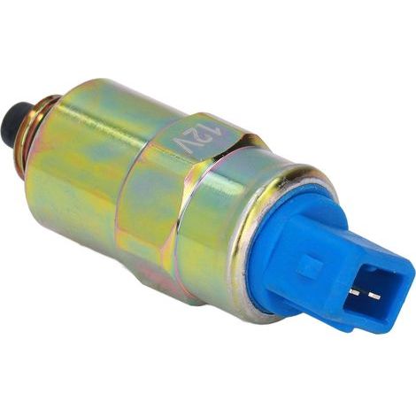 Électrovanne d'arrêt de carburant 12V 716-30255, pièce de rechange pour chargeuses-pelleteuses JCB 3CX 4CX, électrovanne d'arrêt adaptée.