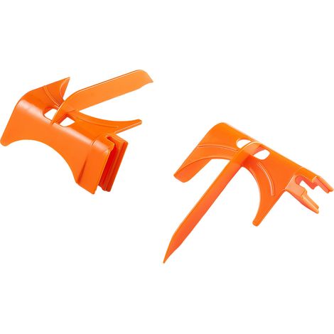 Mophorn Repuestos de pelador para exprimidor de cítricos, 2 piezas de plástico, compatibles con máquinas exprimidoras eléctricas de la serie NS2000E, diseño de bordes suaves, ideales para naranjas (1/5)