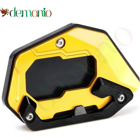 (SANS LOGO Gdbk) Compatible avec BMW F750 GS F 750 GS f 750gs F750GS. Plaque de support en aluminium pour moto, extension de béquille latérale, support de béquille latérale maxpower (1/4)