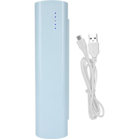 Étui UV à brosse à dents, boîte de rangement LED rechargeable USB, nettoyant pour conteneur de brosse (1/5)