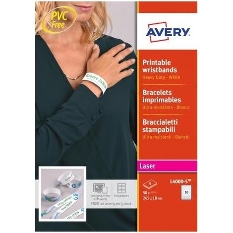 Avery L4000-5 etichetta per stampante Bianco Etichetta per stampante autoadesiva (1/4)