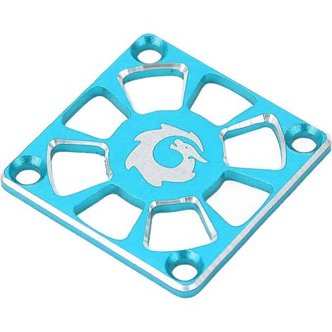 Cache de ventilateur de refroidissement RC 1.18 po de large en alliage d'aluminium léger et robuste pour ventilateur de refroidissement ESC RC, remplacement bleu