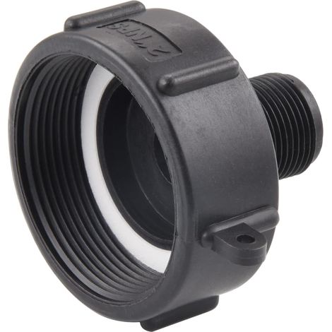 Set di 2 adattatori per contenitori IBC da 275/330 – filettatura fine NPS da 2". (1/4)