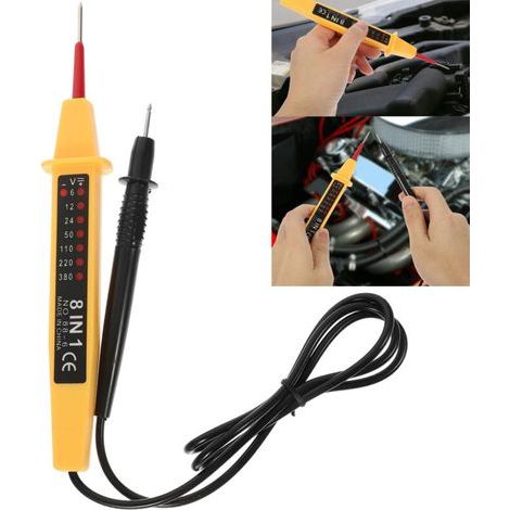 8-in-1 circuit tester, multifunctional voltage tester, 6V-380V continuous test pen, for voltage circuit testing (1/5)