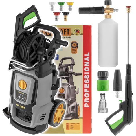 Limpiadora de alta presión Procraft CW2.5/195, 2500 vatios, 195 bar, 7,8 l/min + accesorios (1/5)