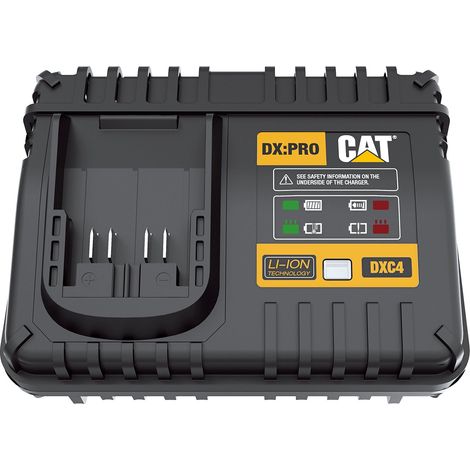 CARGADOR DE BATERIAS DE LITIO UNIVERSAL 18V 4AH CATERPILLAR DXC4