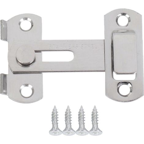 Loquet à moraillon en métal, verrou de porte coulissante pour fenêtre ou armoire (1/5)