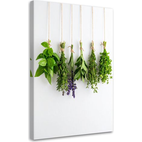 Tableau déco Herbes épices 70x100 (1/4)