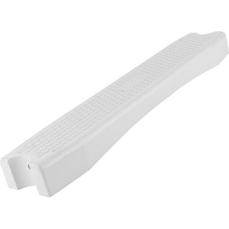Accessoires de rechange pour marches d'escalator antidérapantes en plastique blanc à pois dans les sources thermales/spas/piscines. (1/5)