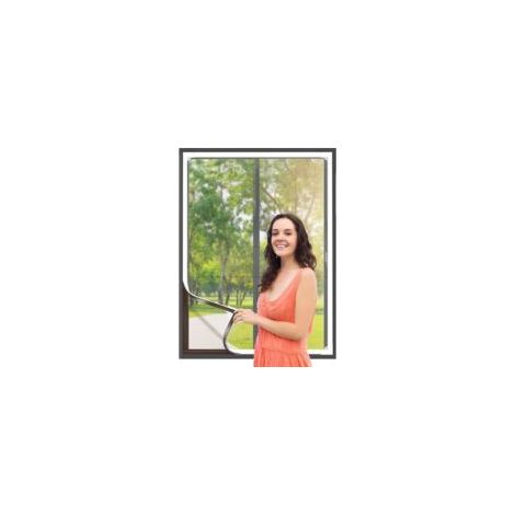 Mosquitera magnética para ventana, 200x250cm, cierre automático, ajustable para la mayoría de ventanas - Crezuo