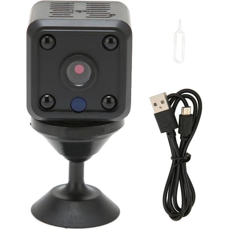 Mini-1080P-HD-WLAN-Kamera mit Bewegungserkennung und Weitwinkelobjektiv für die Fernüberwachung