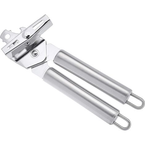 Manueller 3-in-1-Dosenöffner aus robustem Edelstahl mit Haken zum einfachen Trocknen, 21,59 x 5,08 x 4,45 cm (1/5)
