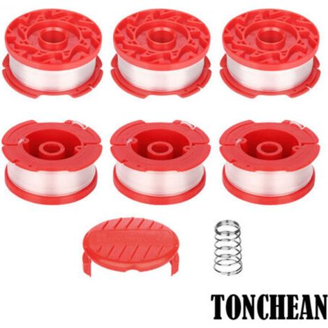 Nylon Trimmer Line, 0.065" Spool, Nylon Trimmer Head, Cutting Line, CMZST065 CMZST120SC Spool, 6+1+1 Pcs Set