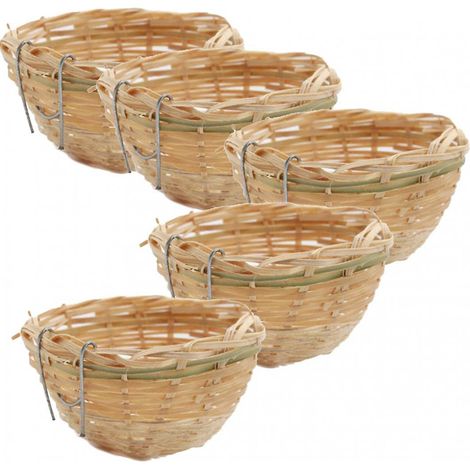 Compatible avec les jouets de nid d'oiseau artisanaux pour oiseaux et perroquets : à mordiller et à grimper (1/5)