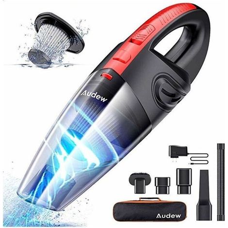 Aspirateur à main Aspirateur Voiture sans fil 3500Pa 120W 29000-31000 tr/min USB rechargeable portable (1/5)
