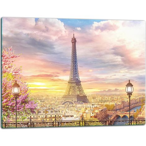 Planche à découper en verre 52x40 Paris (1/5)