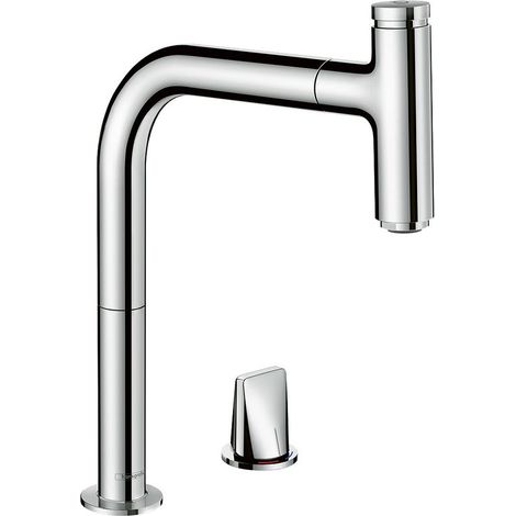 2L EH-Küchenmischer 200 METRIS SELECT DN 15, mit sBox, Ausziehauslauf chrom (1/5)