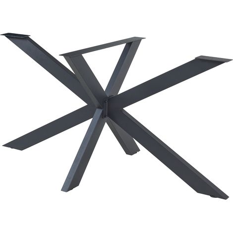 Structure de table acier 120 x 68 x 71 cm noir