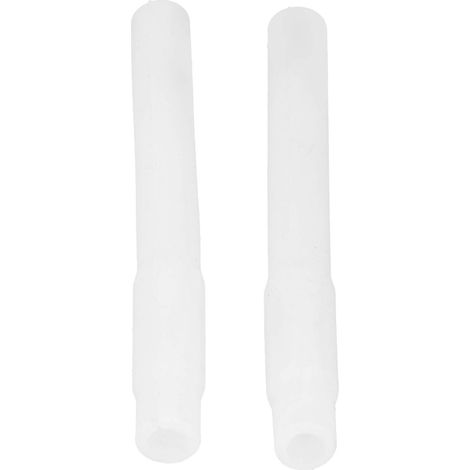 Set di 2 tubi corti in silicone – accessori per mungitrice – mucca / capra / pecora – bianco – ricambio per allevamento