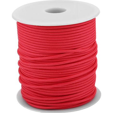 50-m-Harpunenschnurrolle, 2 mm Durchmesser, verschleißfest und langlebig (rot) (1/3)