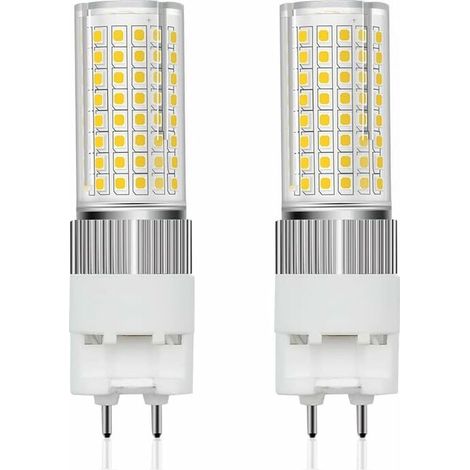 G12 16W LED-Maiskolbenlampe 220V 1600 Lumen warmweiß 3000K Maiskolbenlampe 360° Abstrahlwinkel Scheinwerfer entspricht einer 160W Halogenlampe (2 Stück, nicht dimmbar)