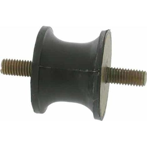 Silent bloc Diabolo 40mm – Longueur 30mm – Filet M8 22,5mm – Pour chantiers humides et terrains accidentés
