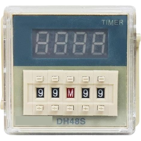 Relais temporisé DH48S-2ZH DC24V 12V 0,01 S-99H99M Minuterie (1/5)
