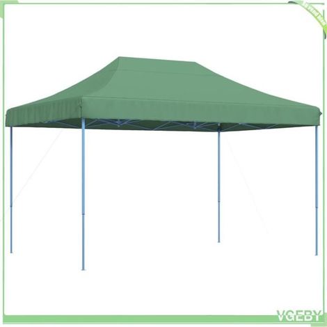 Tente de réception pliable - FAFEICY - 4005008 - 410x279x315 cm - toit Oxford PVC - cadre acier (1/5)