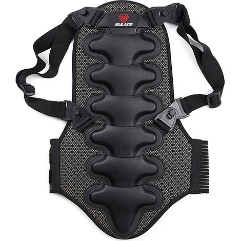 Protège-dos moto détachable coussin dorsal épais EVA protection rembourrage pour motocyclisme Mountain-XL