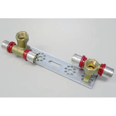 Applique Double liaison Multicouche à sertir (TH) F1/2''(15/21) Ø16. 150mm Tiemme