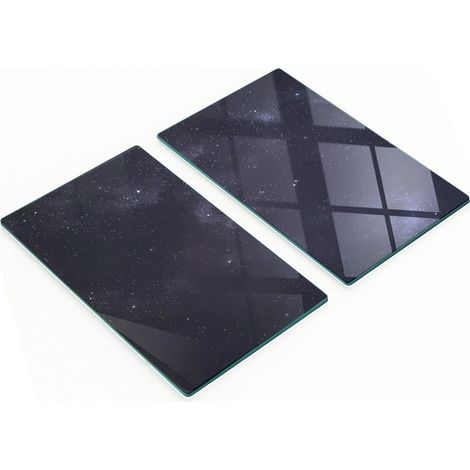 Ensemble de planches à découper en verre trempé à motif fictionnel 2x30x52 cm (1/5)