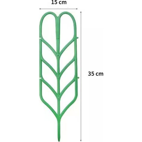 Ensemble de 3 supports pour plantes grimpantes d'intérieur en pot. Comprend une grille de jardin flexible et modelable, idéale pour les plantes grimpantes. (1/5)