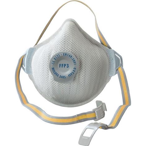 Mascarilla Moldex de protección respiratoria AIR Plus 340501 FFP3 / V R D con válvula de exhalación - 340501 (1/3)