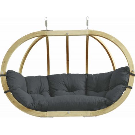 Fauteuil suspendu Globo ROYAL CHAIR Amazonas anthracite 2 personnes