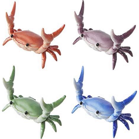 Porte-stylo japonais créatif et mignon en forme de crabe, support de rangement pour stylos, cadeau de papeterie B (1/5)