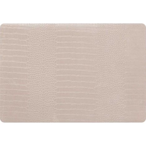 Set de Table Imprimé "Croco" 33x49cm Beige