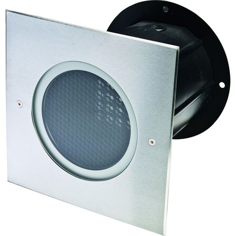 Encastré de sol extérieur DEEP LIGHT 250 fixe carré inox 3000K 2329lm 25x1W - EUROPOLE - 52131