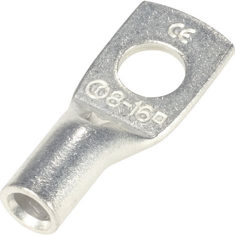 Vogt Verbindungstechnik 3412A 3412A Rohrkabelschuh  180 ° M10 6 mm² Loch-Ø: 10.5 mm 1 St. (1/2)
