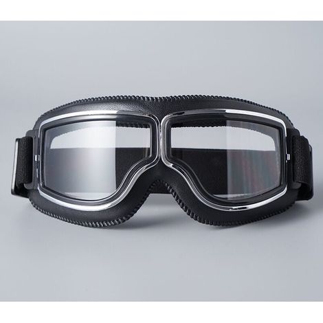 Lunettes de moto rétro aviateur